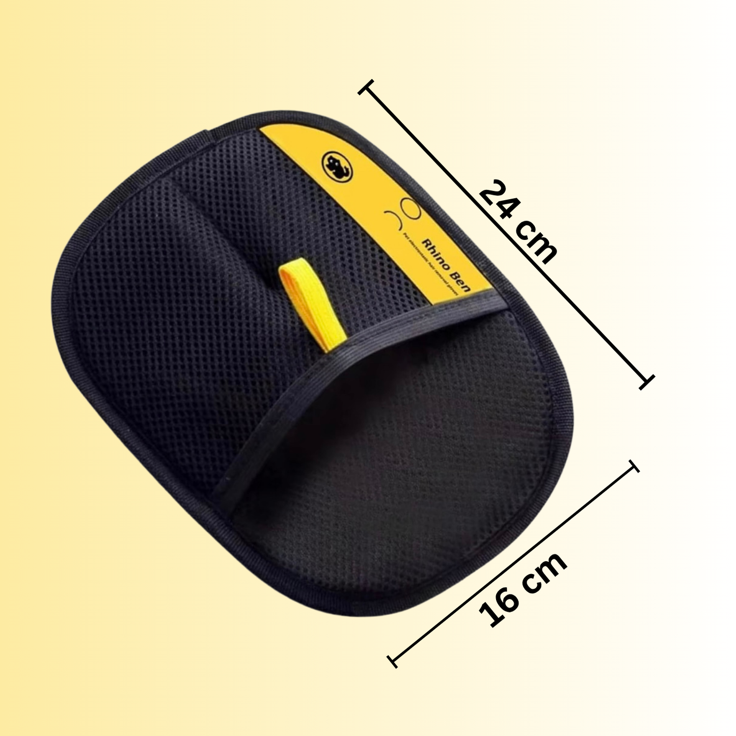 Tierhaarentferner Handschuh - Wiederverwendbar für Katzen & Hunde | Fellzauber™
