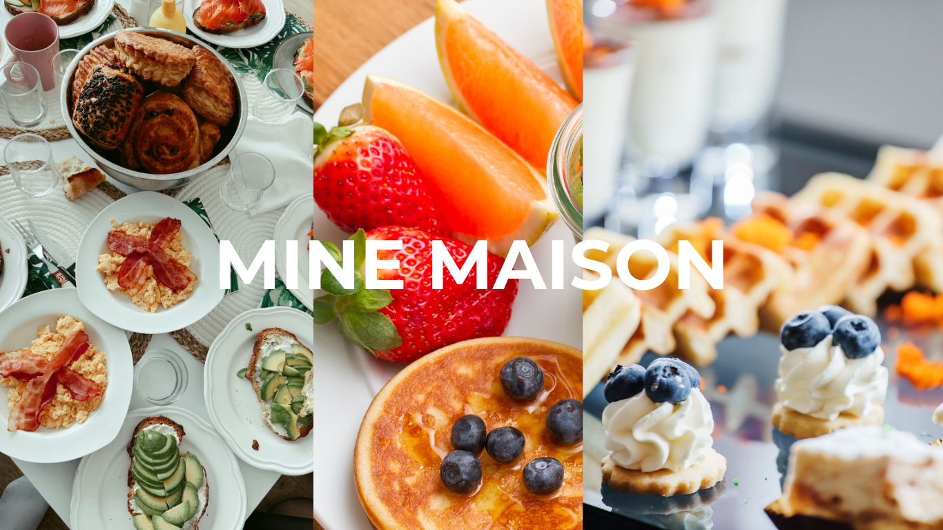 Ästhetischer Brunch mit minimalistischen Trinkgläsern