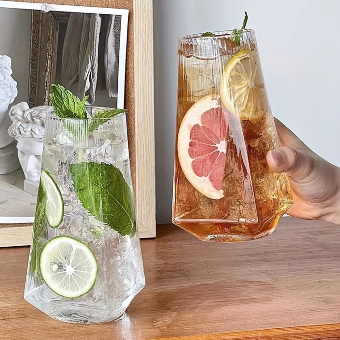 Geometrisches Highball Glas 500ml
