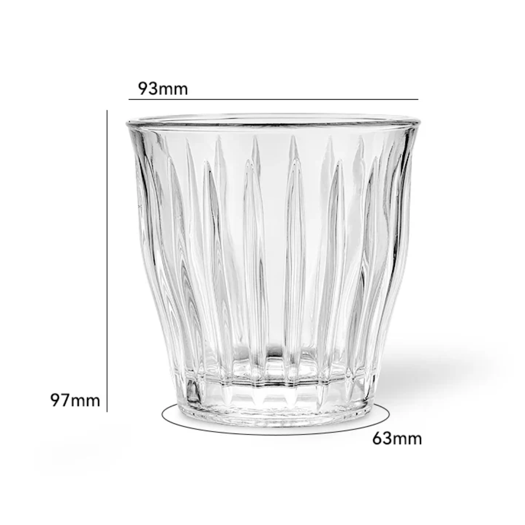 Doppelwandige Glas Kaffeetasse 320ml