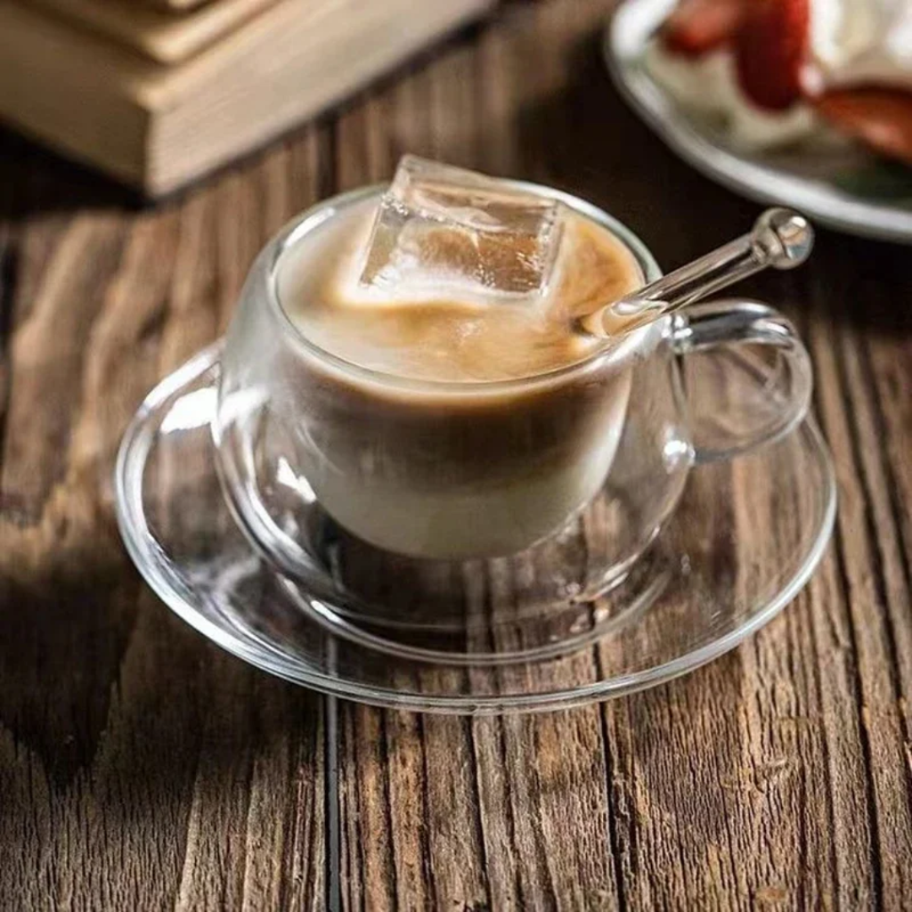 MINE ELARA Doppelwandiges Kaffeeglas