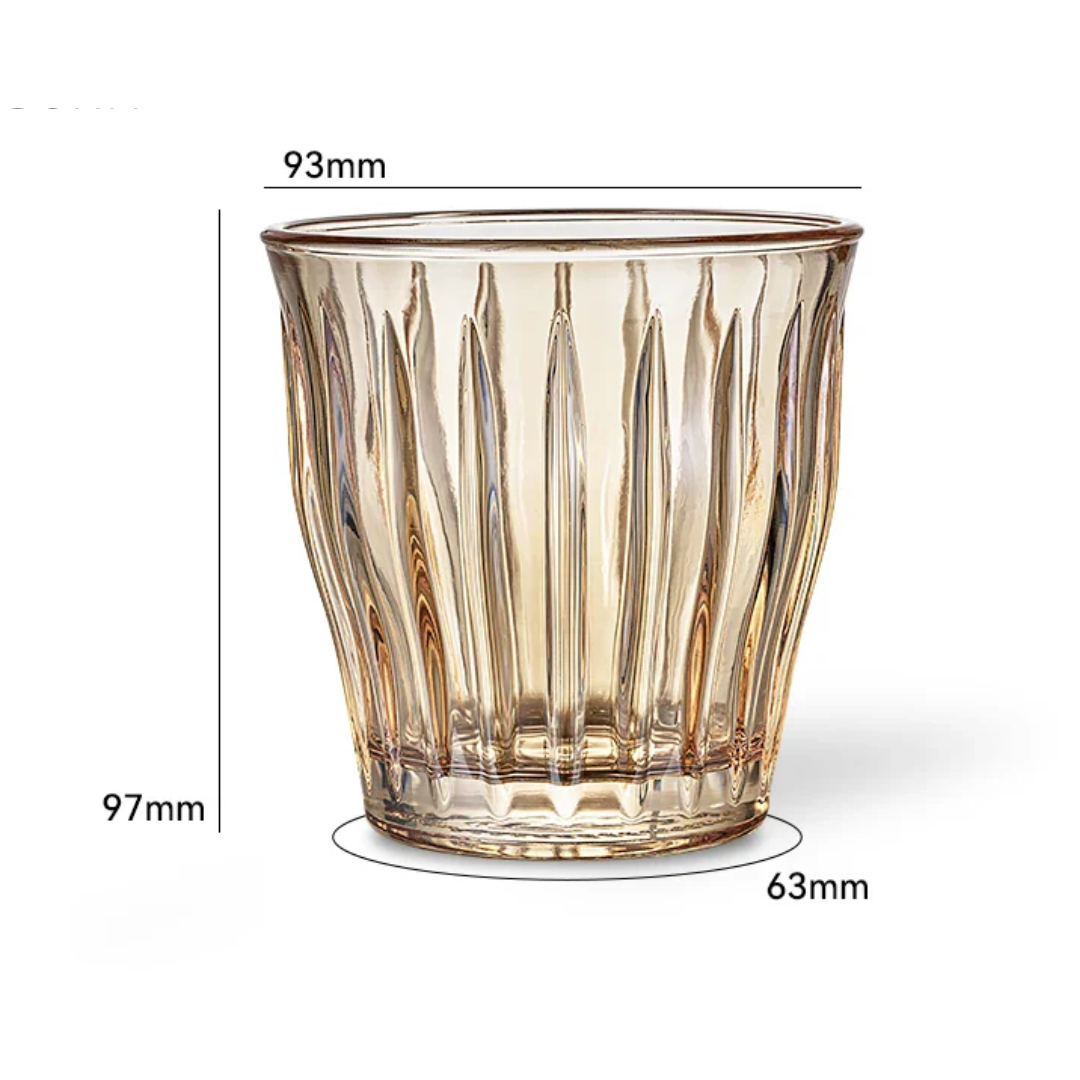 Doppelwandige Glas Kaffeetasse 320ml