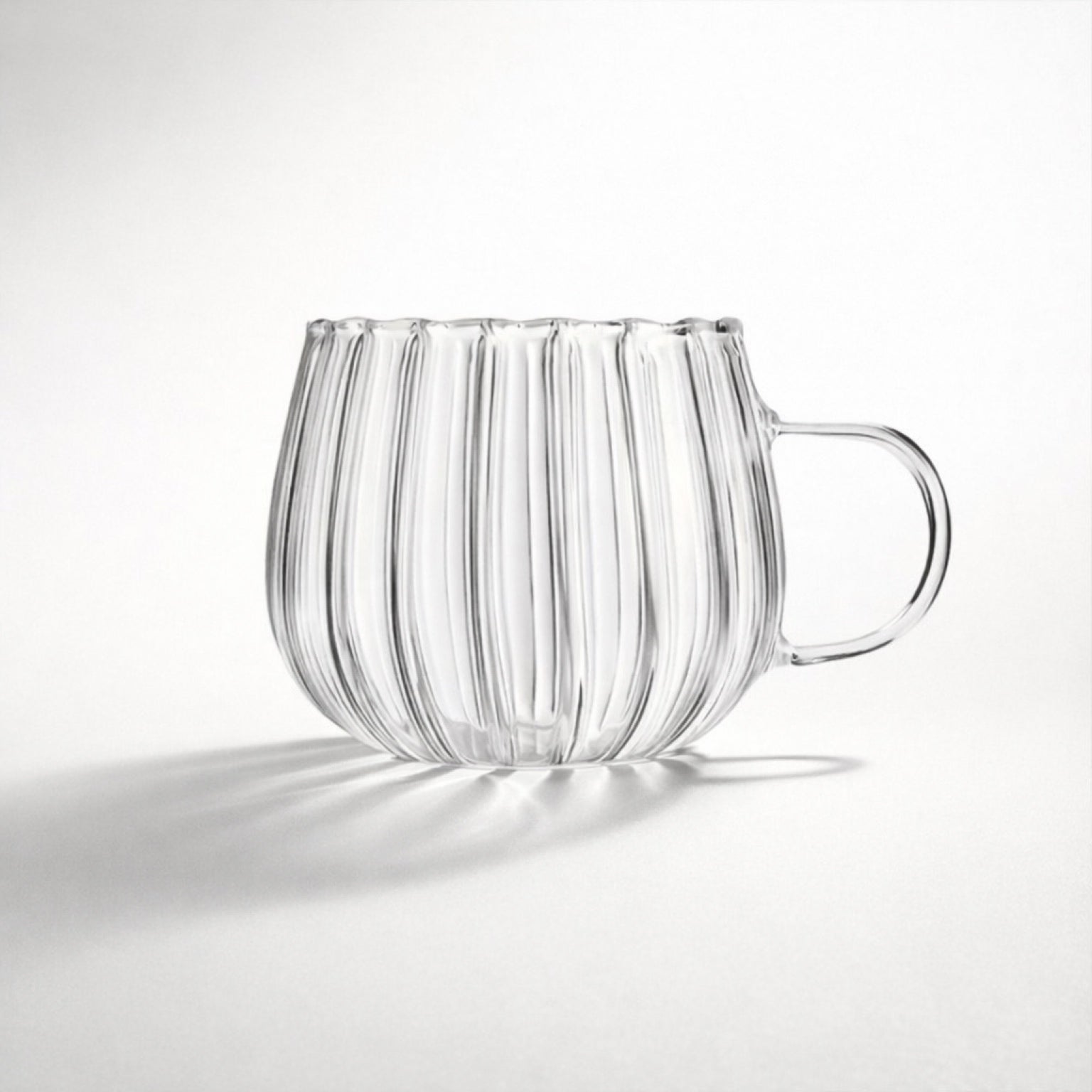 Kürbis Glastasse 450ml – Kaffeeglas Borosilikatglas