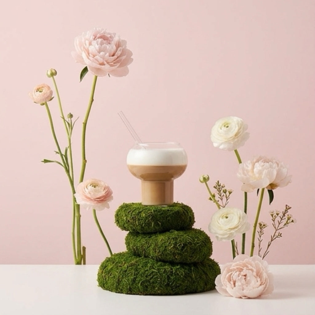 MINE NOA Matcha Glas